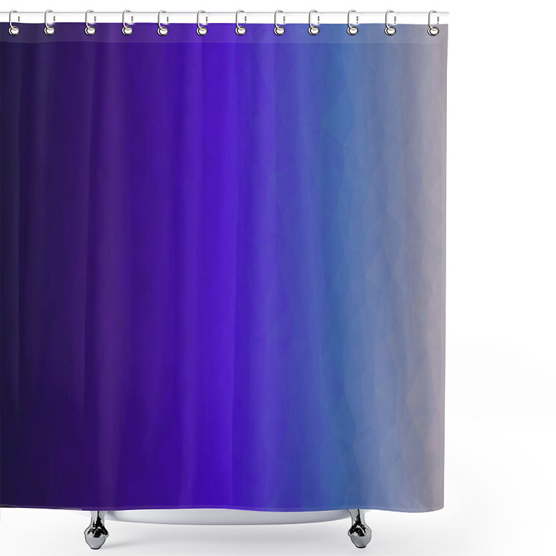 Personality  Abstract Geometric Background With Poly Pattern Shower Curtains