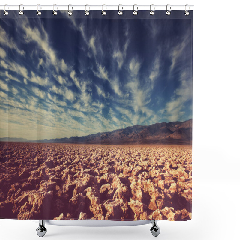 Personality  Death Valley Shower Curtains