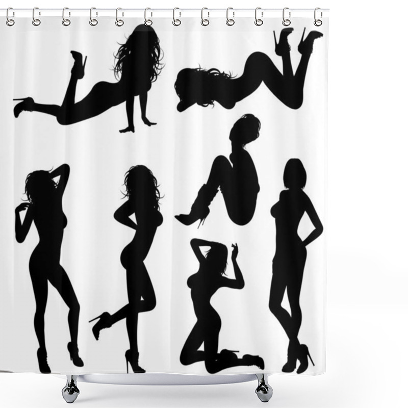 Personality  Sexy Girl Shower Curtains