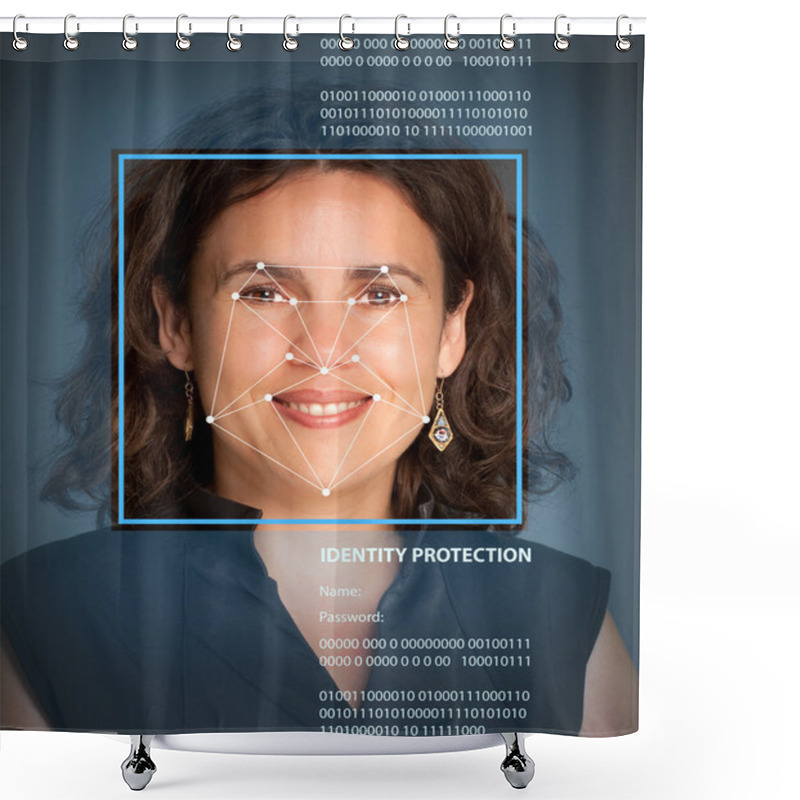 Personality  Biometrics, Female Shower Curtains