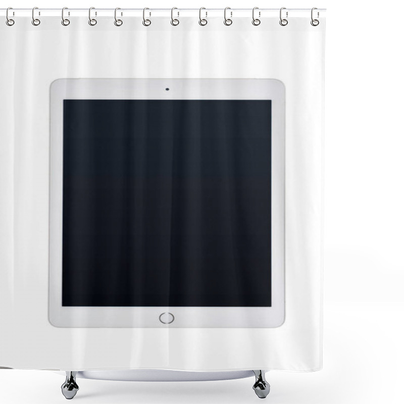 Personality  Digital Tablet With Blank Screen Shower Curtains