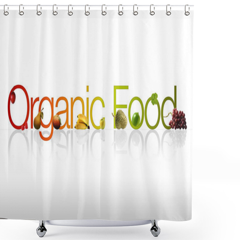 Personality  Organic Food Shower Curtains