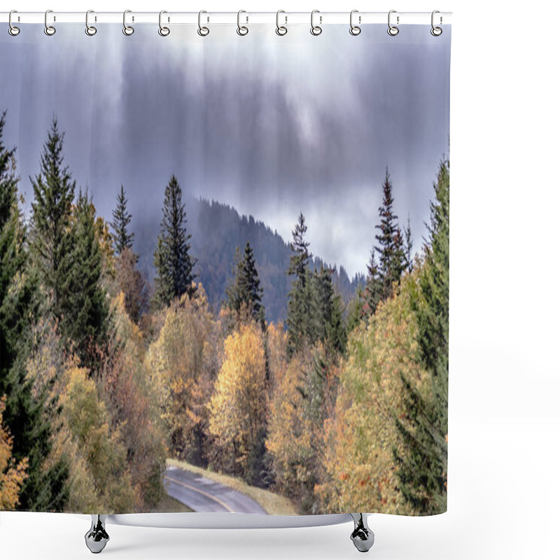 Personality  Autumn In The Appalachian Mountains Viewed Along The Blue Ridge Parkwa Shower Curtains