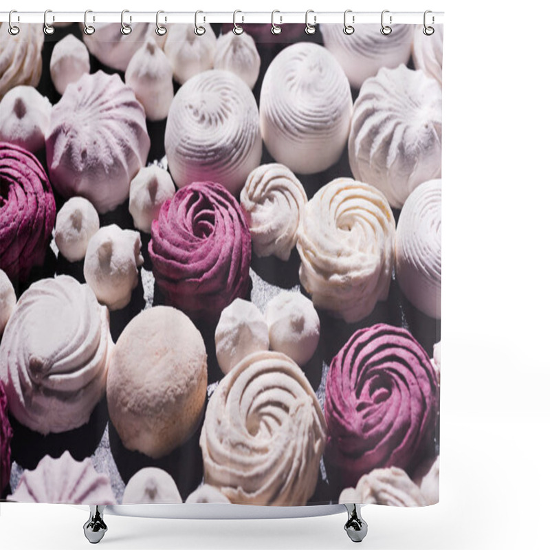 Personality  Different Marshmallows And Zephyr Shower Curtains