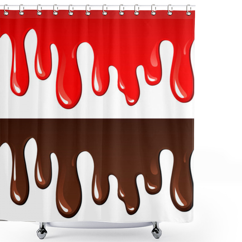 Personality  Smudges Seamless Shower Curtains