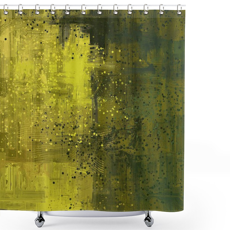 Personality  Grunge Background With Space For Text Shower Curtains