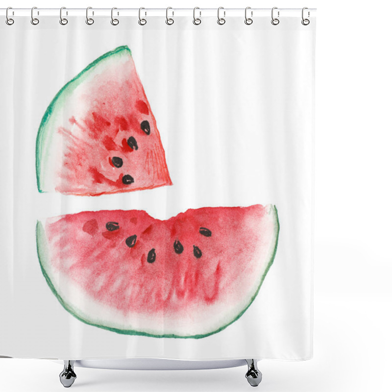 Personality  Set Of Watermelon Shower Curtains