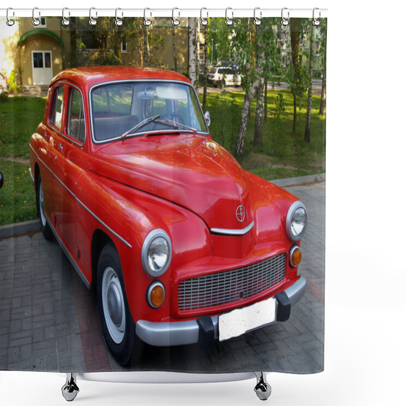 Personality  Car Brands Warsaw. Shower Curtains