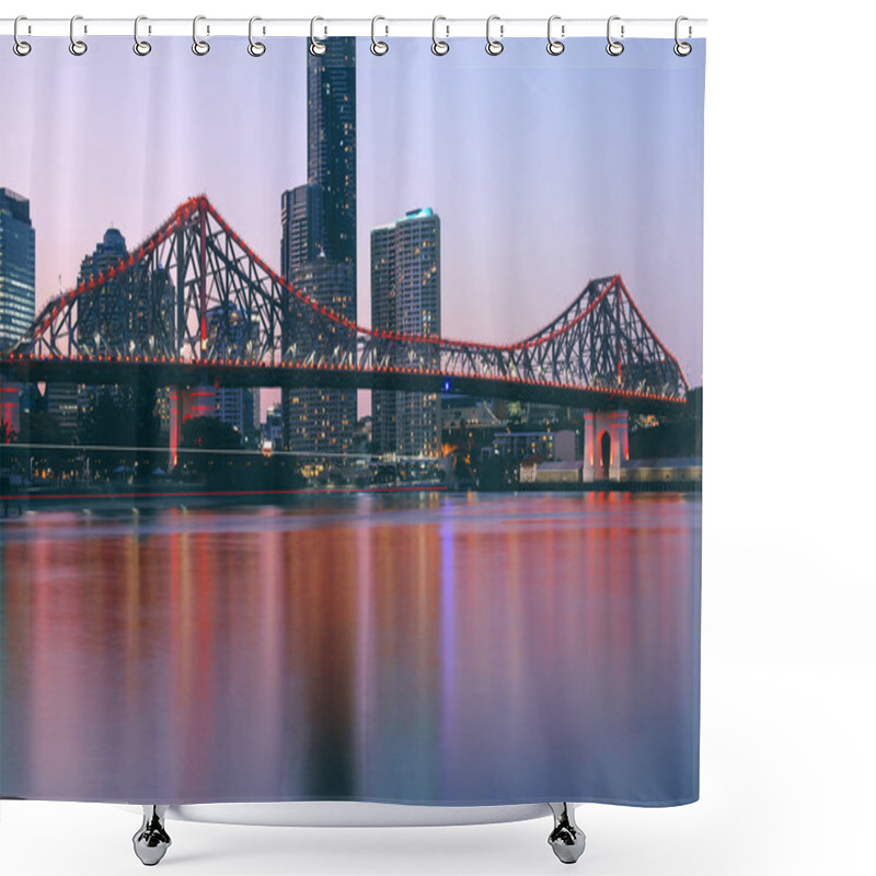 Personality  Story Bridge In Brisbane Shower Curtains