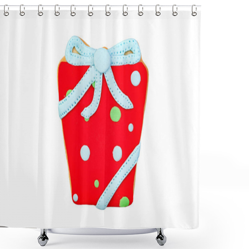 Personality  Funny Cookie For Christmas  Shower Curtains