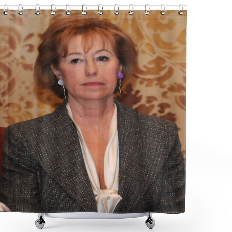 Personality  Milano - Letizia Moratti Assessore Alla Sanita Della Regione Lombardia Shower Curtains