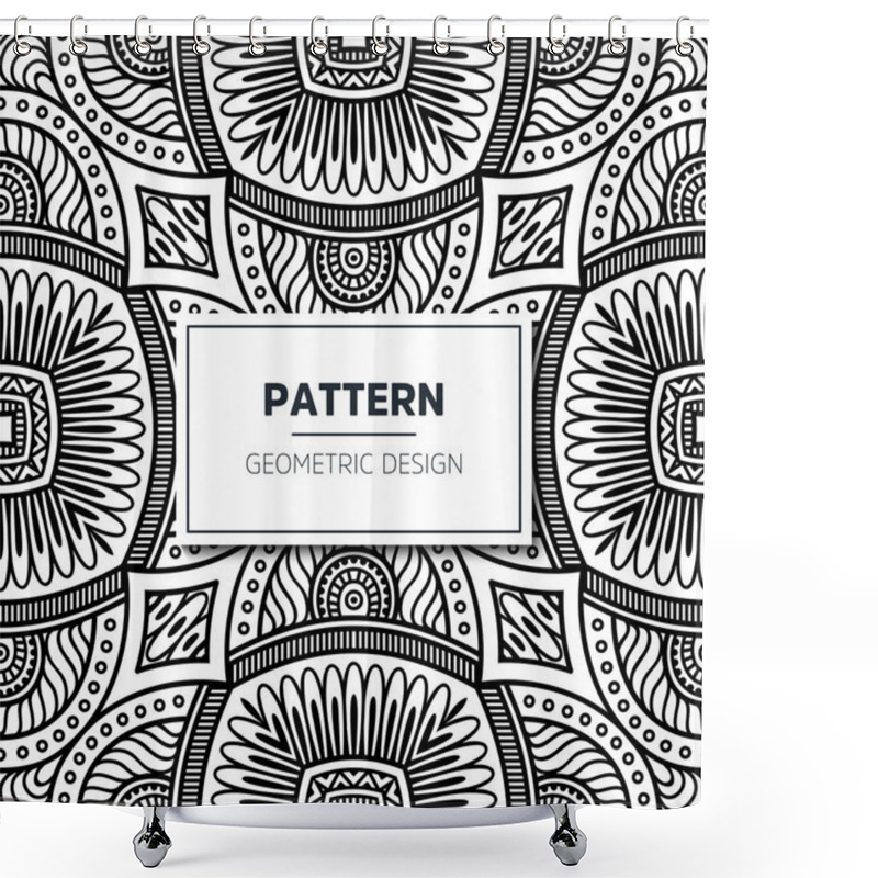 Personality  Seamless Ethnic And Tribal Pattern Shower Curtains