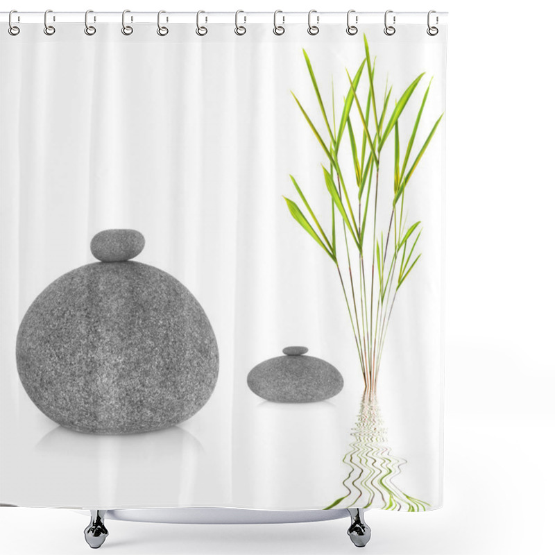 Personality  Zen Garden Abstract Shower Curtains