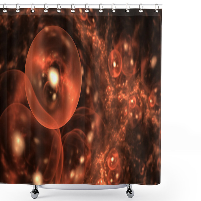 Personality  Synthetic Cells Shower Curtains