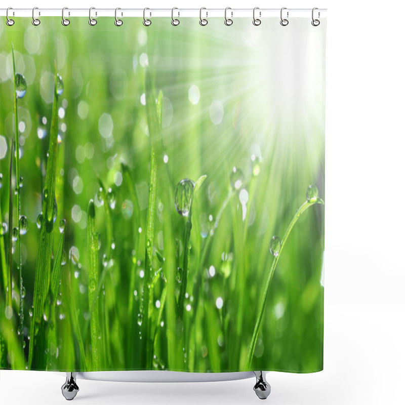 Personality  Dew Drops Shower Curtains