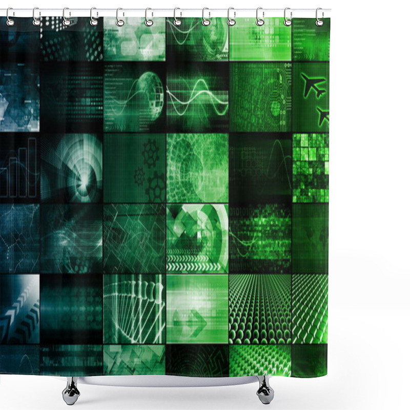 Personality  Emerging Technologies Shower Curtains