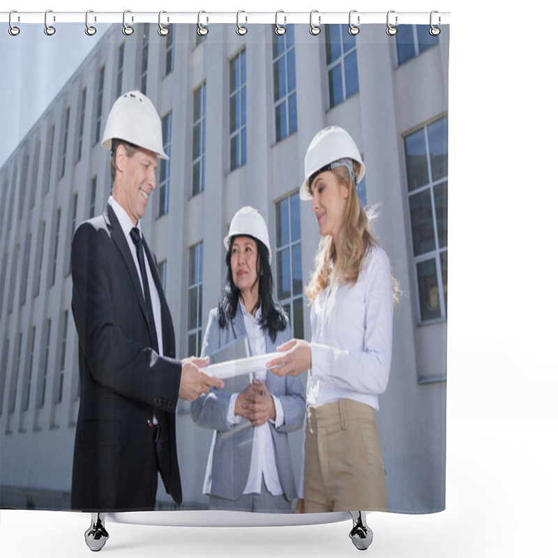 Personality  Professional Architects During Work Shower Curtains