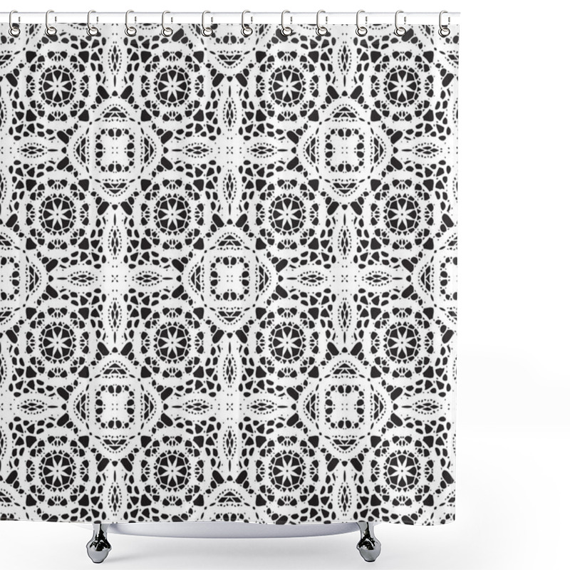 Personality  Lace Pattern, Seamless Background Shower Curtains