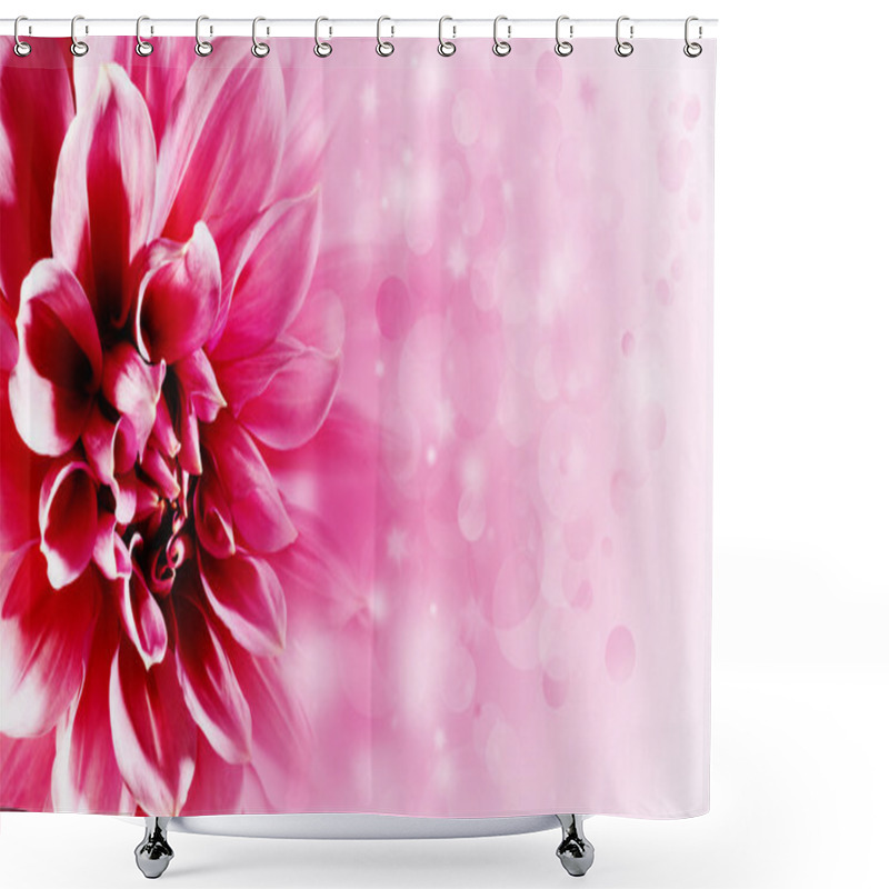 Personality  Beautiful Lotus Flower Backgrounds For Your Design Shower Curtains