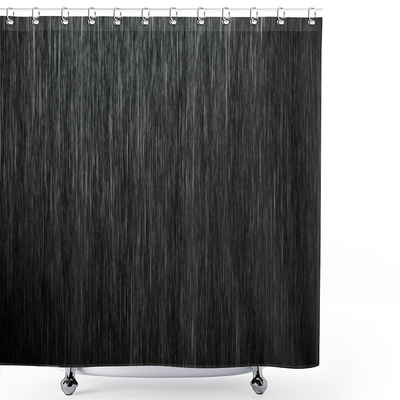 Personality  Rain On Black. Abstract Background Shower Curtains