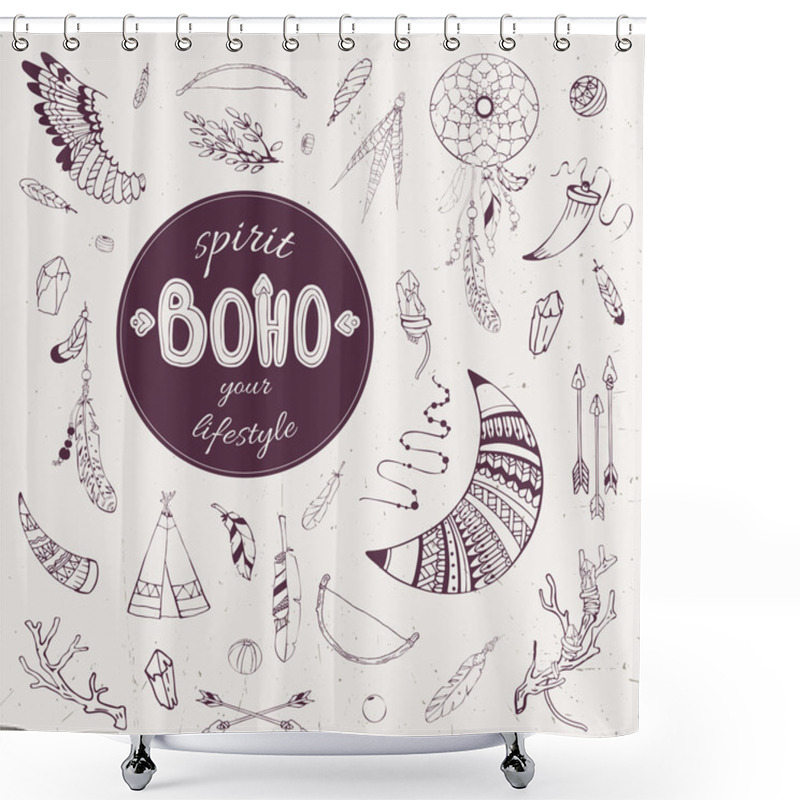 Personality  Boho Spirit Set Shower Curtains