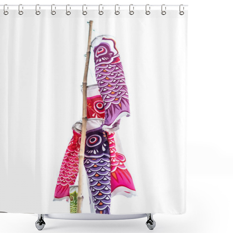 Personality  Flag Carp In Japanese Style Shower Curtains