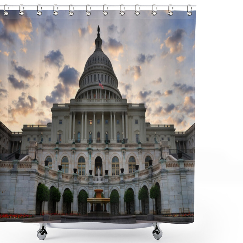 Personality  Capitol Hill Building Closeup, Washington DC Shower Curtains