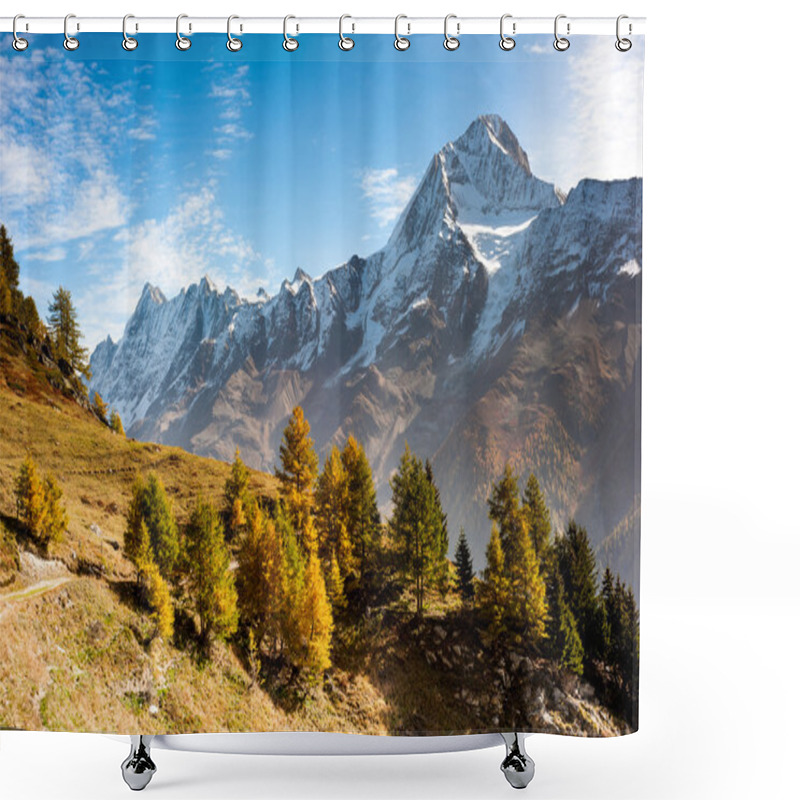 Personality  Bietschorn In Autumn Shower Curtains