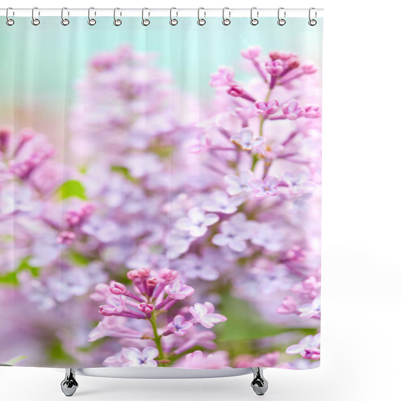 Personality  Beautiful Lilac Flowers Shower Curtains