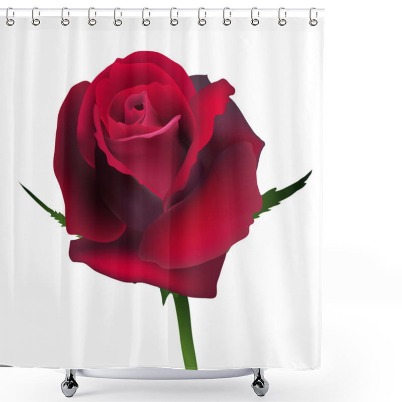 Personality  Flower Rose Shower Curtains