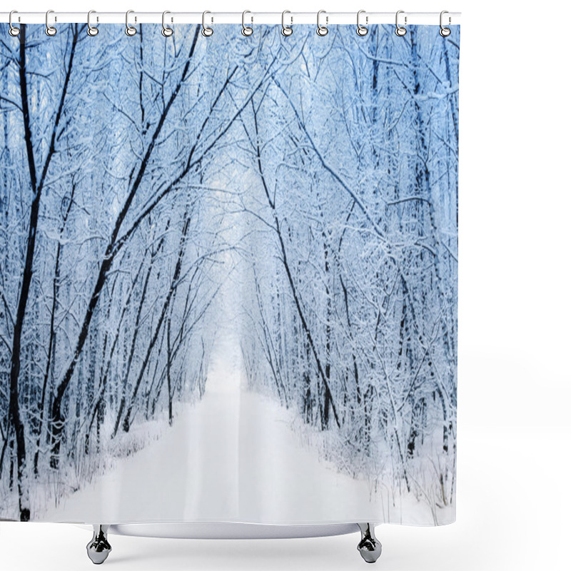 Personality  Winter Shower Curtains