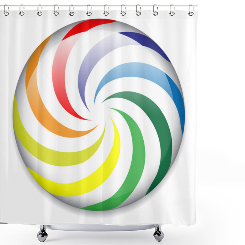 Personality  Peppermint Candy Shower Curtains