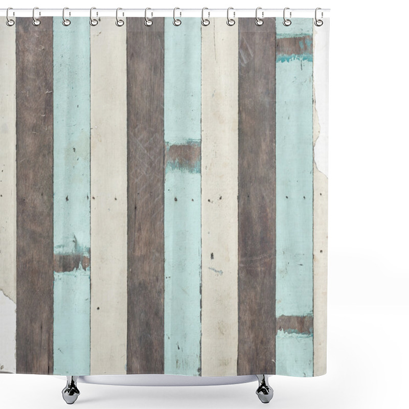 Personality  Pantone Wood Background Shower Curtains