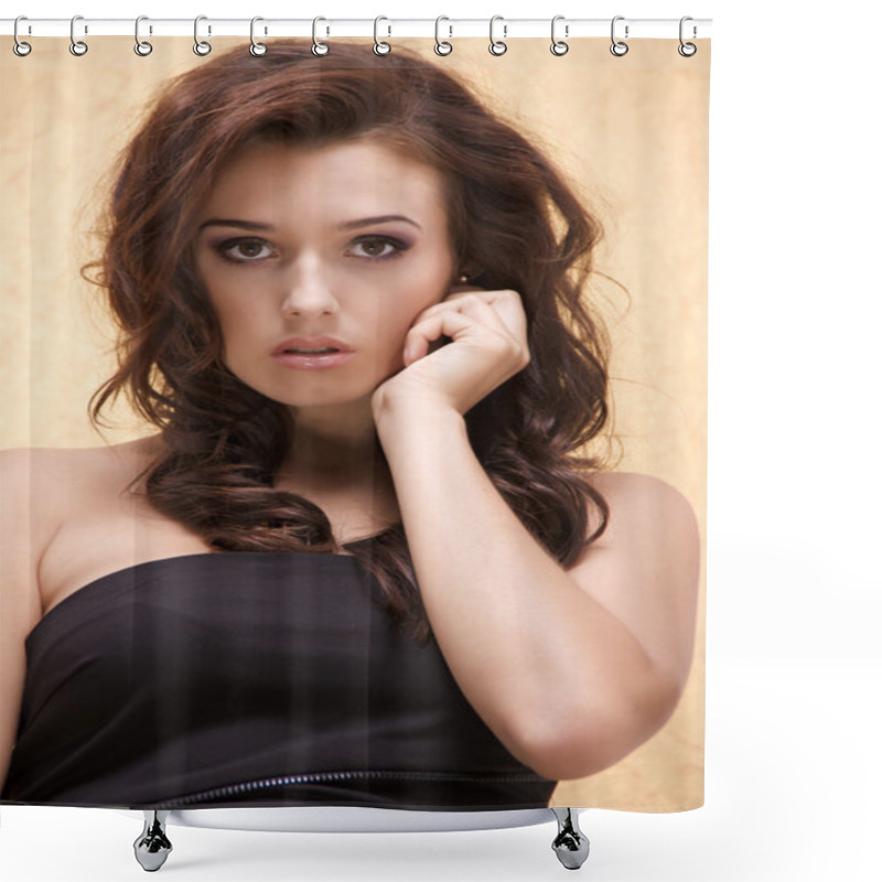 Personality  Beautiful Adult Sensuality Woman Shower Curtains