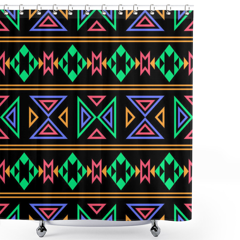 Personality  Seamless Aztec Pattern Shower Curtains