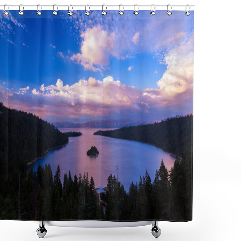 Personality  Lake Tahoe Sunset Shower Curtains