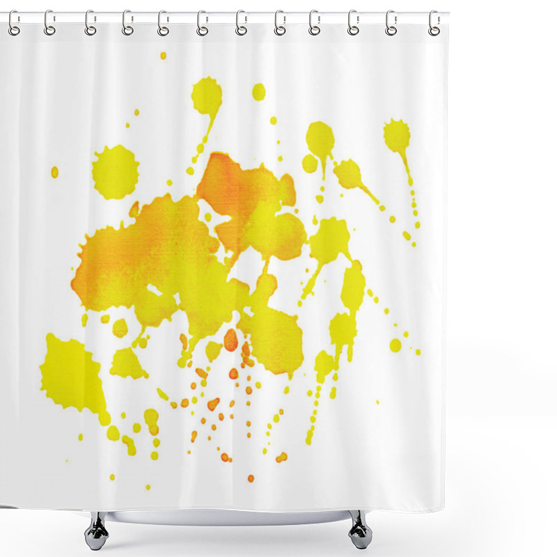 Personality  Paint Drops Background Shower Curtains