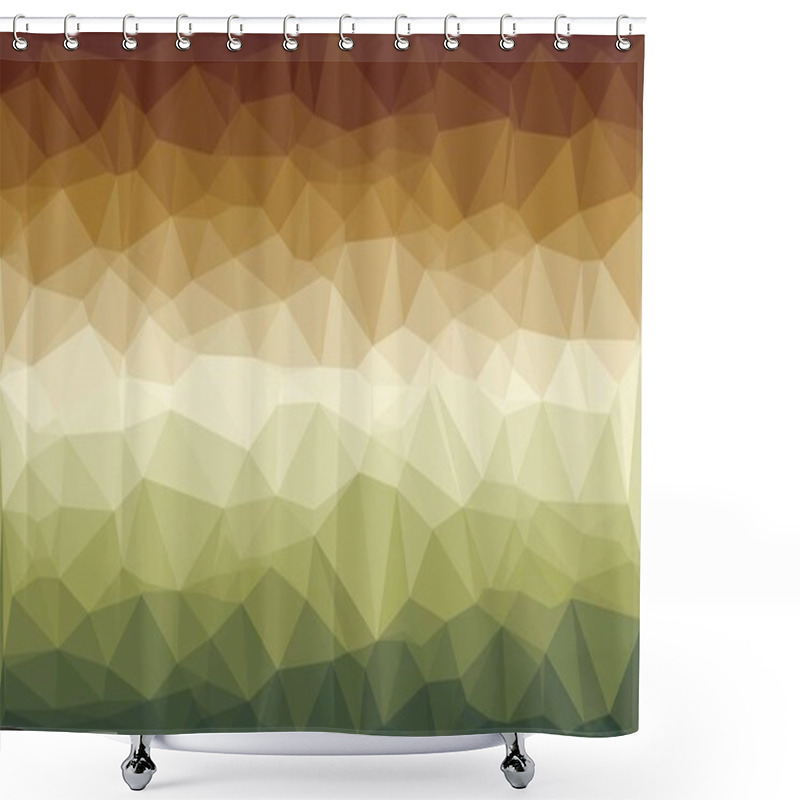 Personality  Prismatic And Creative Background With Dark Polygonal Pattern Shower Curtains