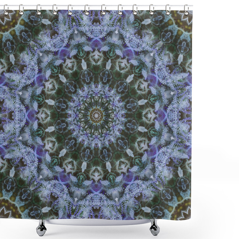 Personality  Beautiful Kaleidoscope Seamless Pattern Shower Curtains