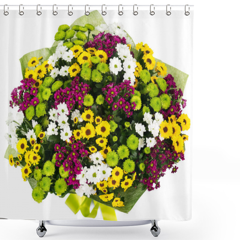 Personality  Bouquet Of Asters And Daisies Shower Curtains