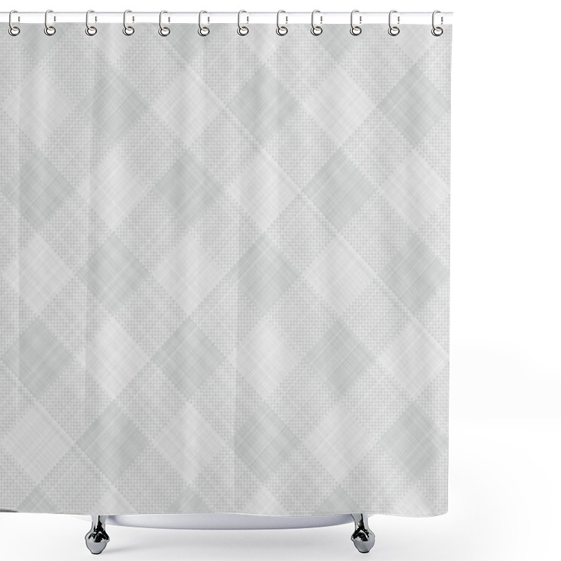 Personality  Grey Table Cloth Shower Curtains