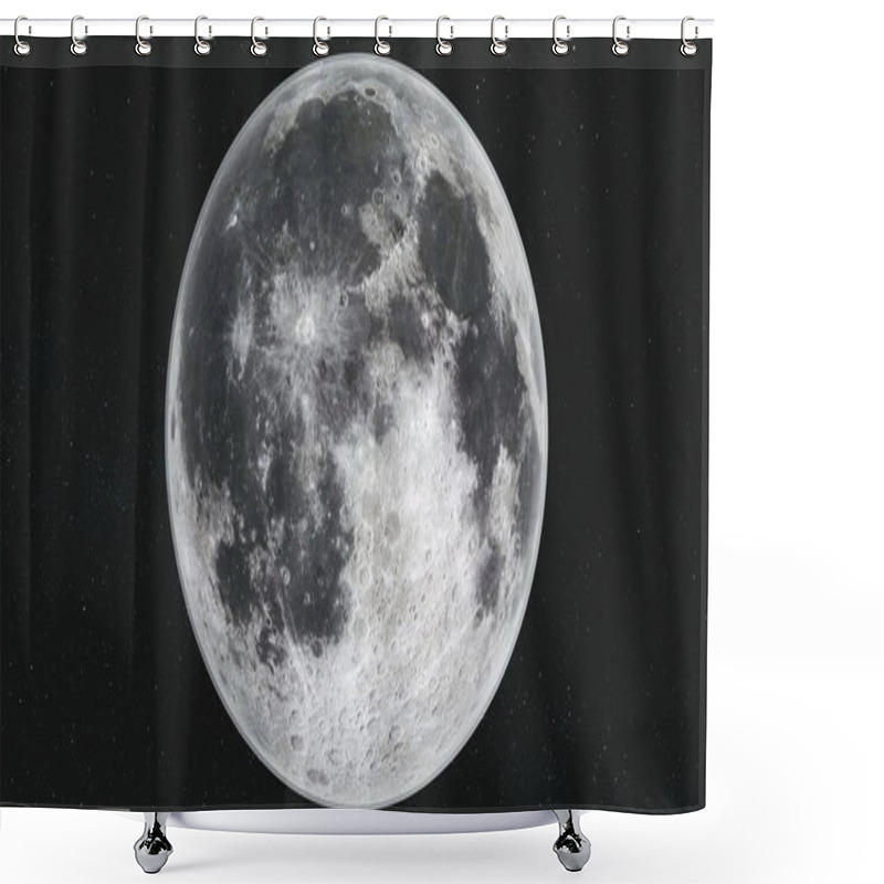 Personality  Spin Moon Orbit Motion Milky Way Galaxy Background Shower Curtains