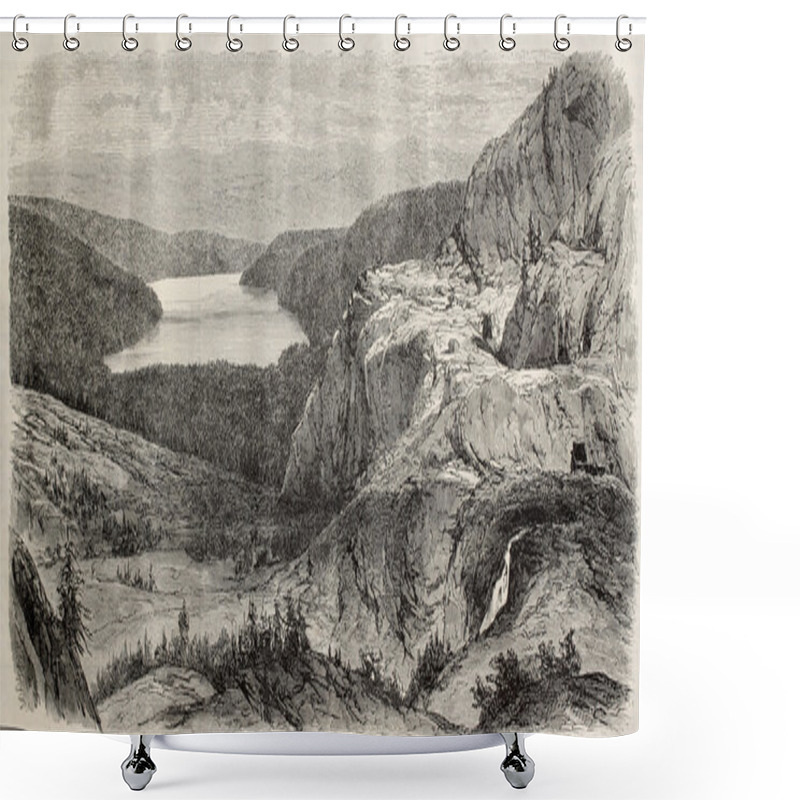 Personality  Donner Lake Shower Curtains