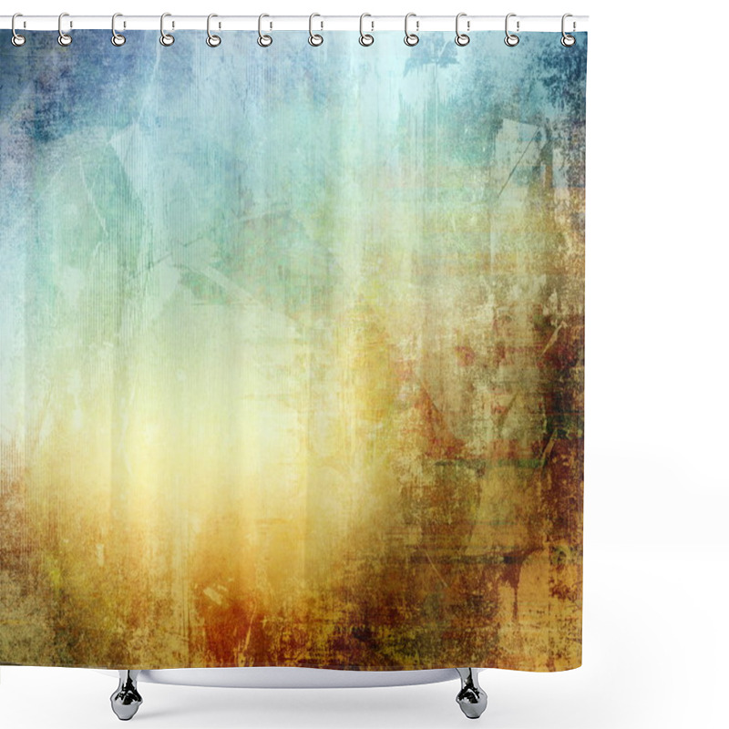 Personality  Grunge Texture Shower Curtains