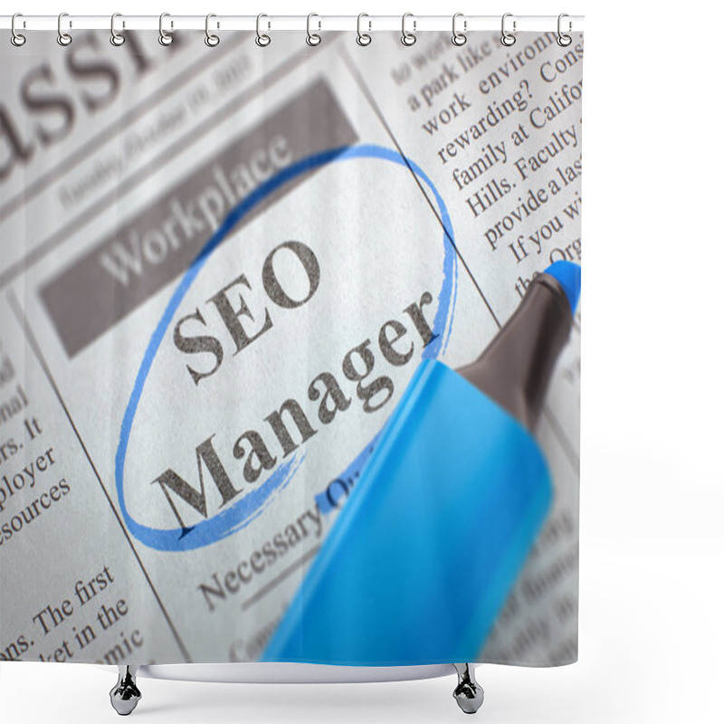 Personality  We Are Hiring SEO Manager. Shower Curtains