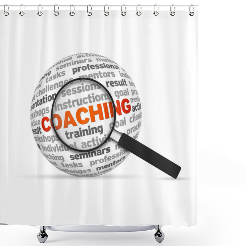 Personality  Coaching Shower Curtains