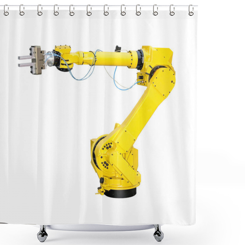 Personality  Industrial Robot Shower Curtains