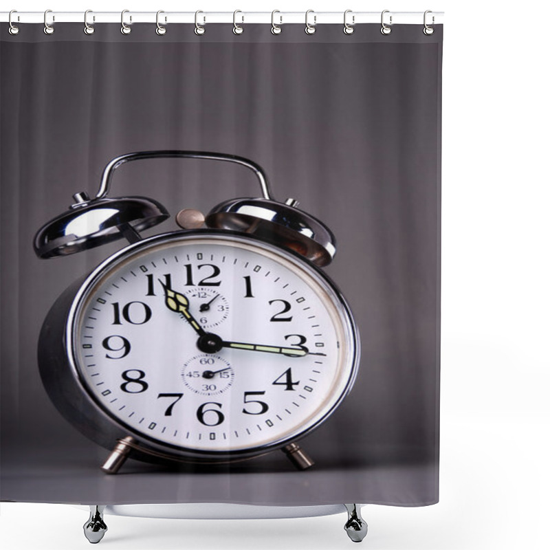 Personality  Alarm Clock Shower Curtains