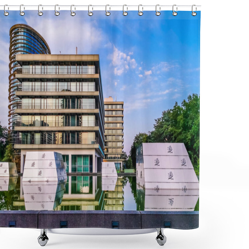 Personality  The Walterboscomplex In Apeldoorn City, The Netherlands, Modern Dutch Architecture Shower Curtains