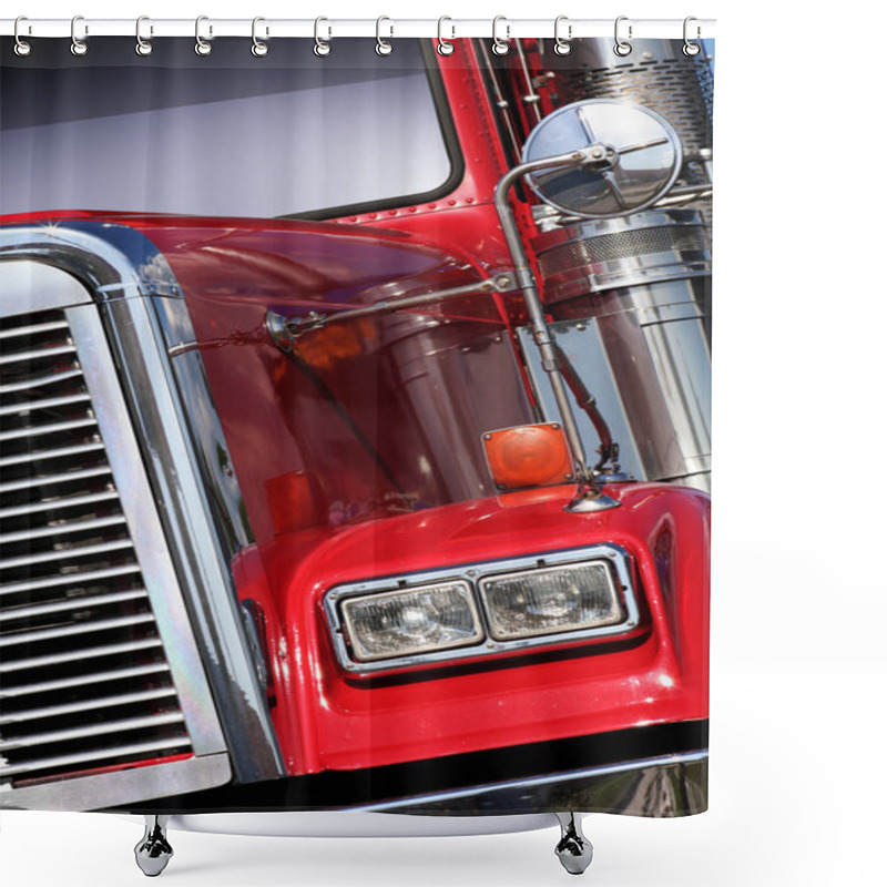 Personality  American Truck Shower Curtains